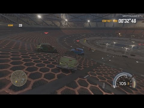 FlatOut 4 Total Insanity [XOne] - Desert Arena Survivor Gameplay