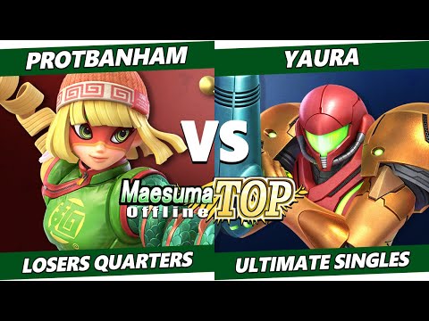 MaesumaTOP #10 - ProtoBanham (Min Min) Vs. Yaura (Samus) SSBU Ultimate Tournament