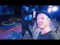 Video shoot with BLUE MAN GROUP - Behind the scenes