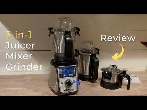Hamilton Beach 3-in-1 Countertop Juicer Mixer Grinder Review