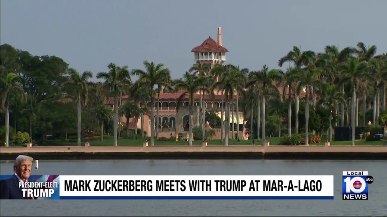 Zuckerberg met Trump at Mar-A-Lago