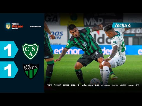 SARMIENTO 1 - 1 SAN MARTÍN (SJ) I Resumen del partido | #TorneoBetano Apertura 2025
