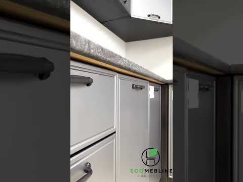 Тумба напольная для кухни с 2 полками из МДФ и ЛДСП | Практичные кухонные тумбы без столешницы 400 мм - фото 1 - id-p2313689601