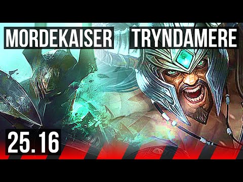 MORDEKAISER vs TRYNDAMERE (TOP) | KR Master | 25.16