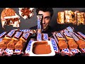 ASMR CANDY ICE CREAM BARS SNICKERS CHOCOLATE PARTY YOGURT MOUSSE 리얼사운드 먹방 McBang ASMR
