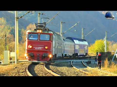 Trafic Feroviar pe Linia 401 în Năsăud/Rail Traffic on Line 401 in Năsăud - 03 November 2021