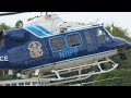 US Park Police Helicopter Eagle Departs For POTUS Overwatch Mission
