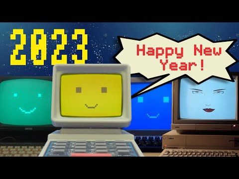 Mr. Computer wishes you a Happy New Retro Year 2023