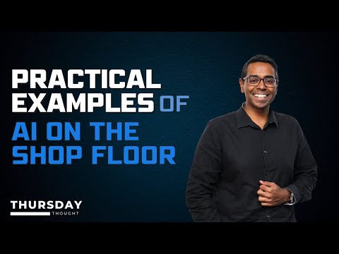 Practical examples of #AI on the shopfloor! 👩 🏭🔧💡