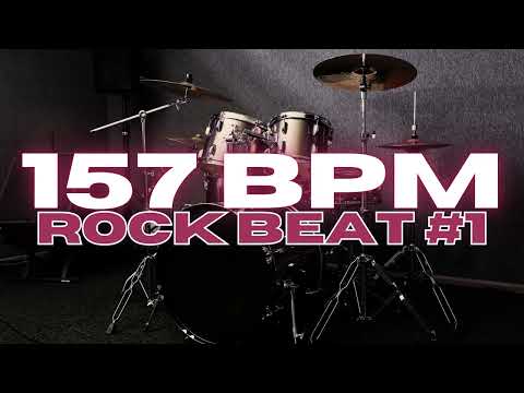 157 BPM - Rock Drum Beat - Loop 1