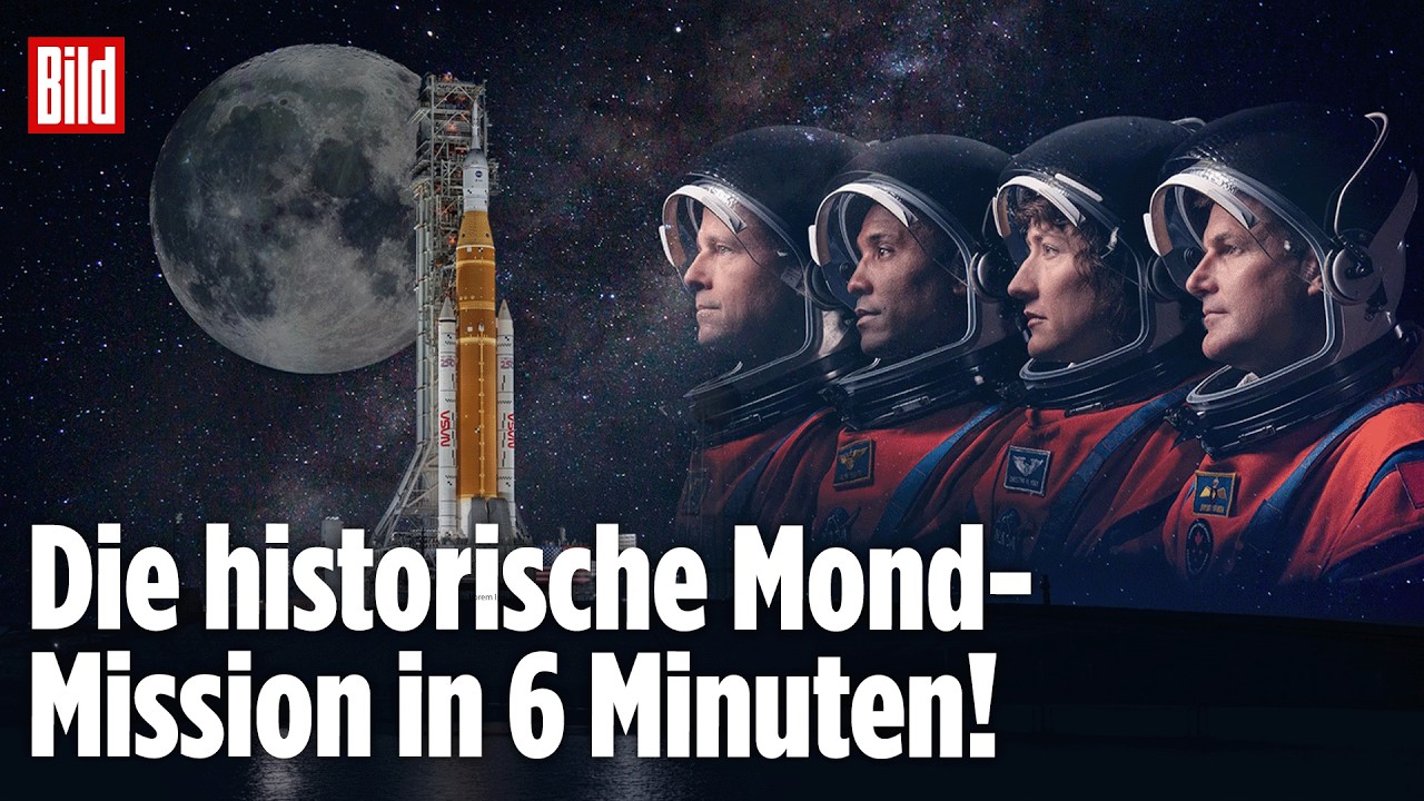 ARTEMIS 2: Die wichtigsten Fakten zur historischen Mondmission