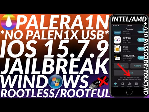 iOS 15.7.9 Jailbreak Windows No USB/No Palen1x | Rootless/Rootful | Palera1n Jailbreak | Full Guide