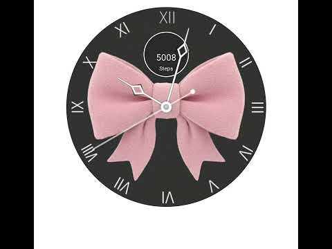 Pink Bow 5 - Watch Face video thumbnail