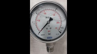 #AllType#LiquidFilledPressureGaugeBlowOutVentValve