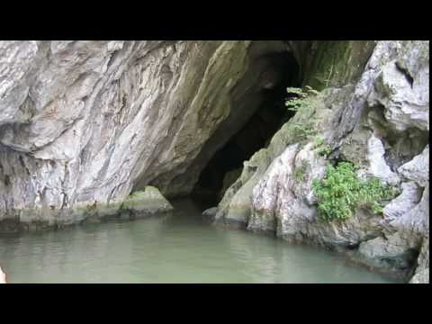Cave on the Danube near Decebal, Orsova, Romania