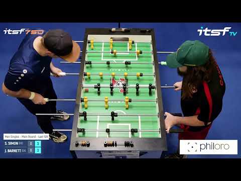 S. Simon vs J. Barnett - Men Singles - Last 128 - ITSF Philoro German Open