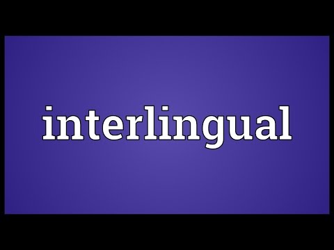 Interlingual Meaning