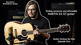 Video thumbnail for Playing Martin D1-GT by Max Tovstyi