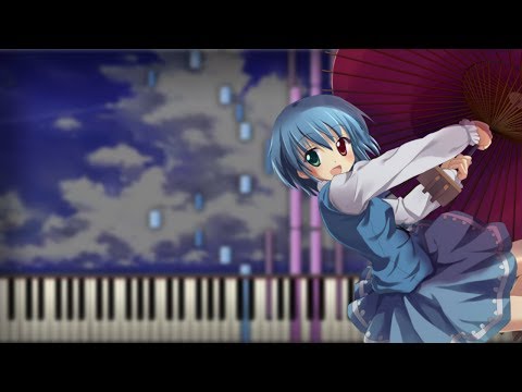 [Piano Solo] Touhou 12 - The Sealed Cloud Route | Synthesia Tutorial | Arrangement