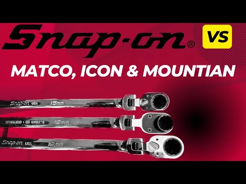 Snap On  Flank Drive Double Box End Ratcheting Wrench VS Matco Etc.