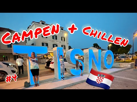 Campingurlaub mit dem Wohnwagen , Campingplatz Jezera , Insel Murter, VLOG 4