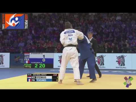 European Judo Championships Warsaw 2017 Final -78kg STEENHUIS Guusje (NED) vs. TCHEUMEO Audrey (FRA)