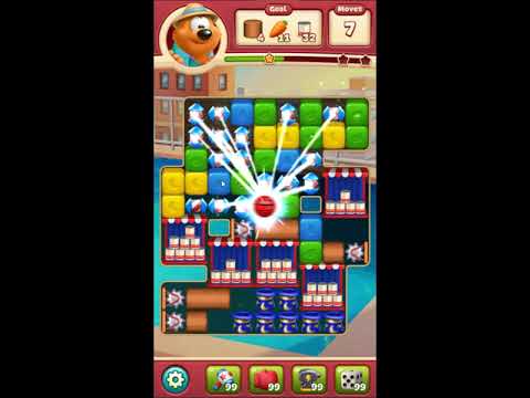 Toon Blast Level 5514 - NO BOOSTERS 🐻🐺🐱 | SKILLGAMING ✔️