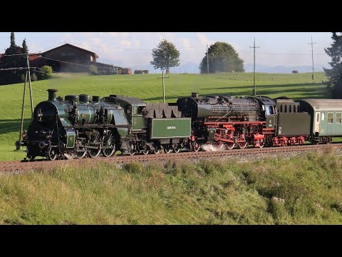 IGE Dampfsonderfahrt mit  S3/6 und 01 202 auf der Allgäubahn