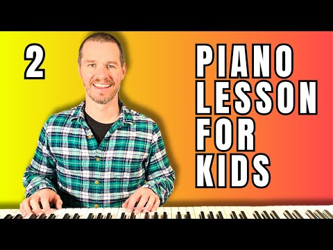 Piano Lessons for Kids - 2 - Learn a Song  #piano #kids