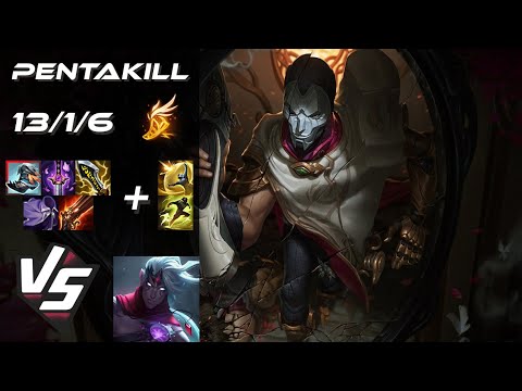 BOTTOM Jhin vs Varus [PENTAKILL] - EU Grandmaster Patch 25.S2.5