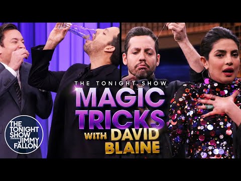 Tonight Show Magic Tricks with David Blaine