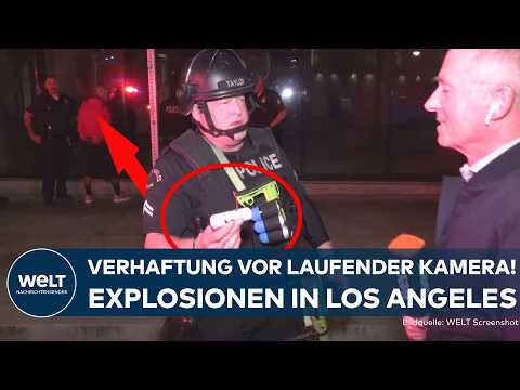 LOS ANGELES: "Diese Dinger explodieren direkt vor deinem Gesicht!" Polizist berichtet über Krawalle
