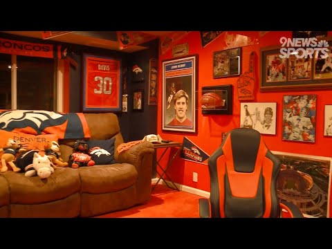 Broncos superfan has ultimate fan cave