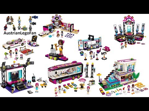 All Lego Friends Pop Star Sets Compilation/Collection Speed Build