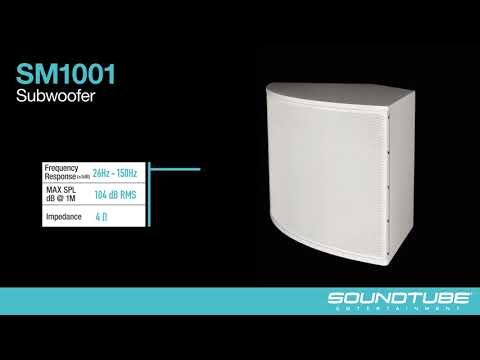 Slide 7 - Soundtube 10-inch passive sub 175W RMS @ 4 ohms, white (video)