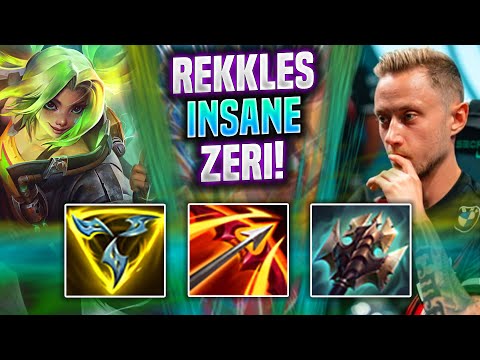 REKKLES IS INSANE WITH ZERI! - KC Rekkles Plays Zeri ADC vs Jhin! | Season 2022