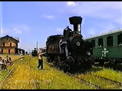 Vzpomínka na parní lokomotivy 310.006 a 422.025 na Sklářské lokálce (archivní materiál)