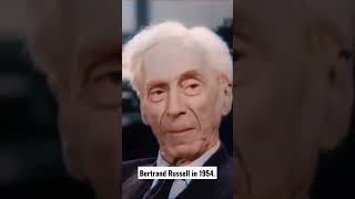 My grandfather met Napoleon in exile. Bertrand Russell interview in 1954 old footage enhanced.