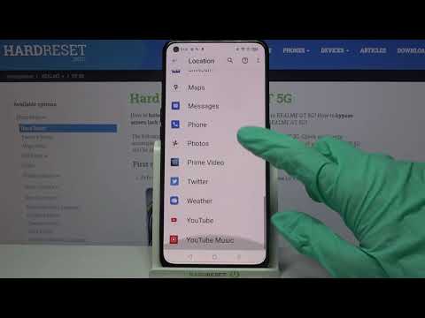 How to Change Permissions from Applications in Realme GT 5G - Manage Apps Access