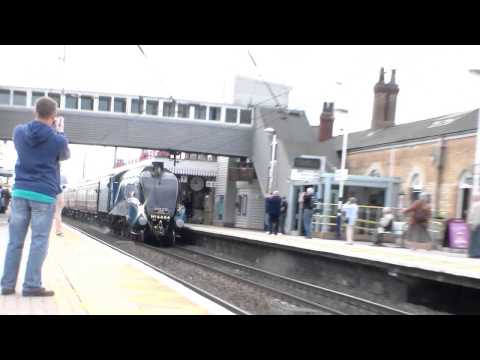 4464 Bittern 90 MPH Run at Newark Northgate 29th June 2013