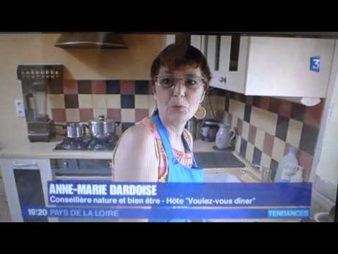 VoulezVousDiner (le repas chez l'habitant): Reportage France 3 - Pays de la Loire