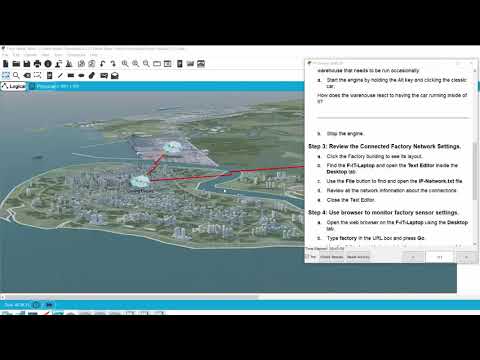Explore a smart factory head quater network