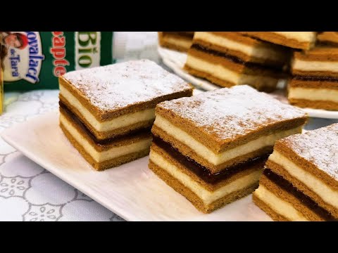 Bee Cake. The simplest, fastest and cleanest method for honey puffs