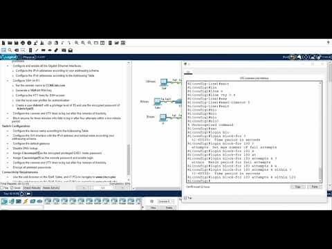 17.8.2 packet tracer - skills integration challenge progress