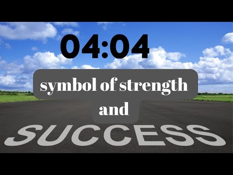 04 : 04 | symbol of strength and success | be aware of the situation and conditions around you