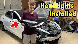 Problems Rebuilding a Wrecked Tesla Model 3 - part 4
