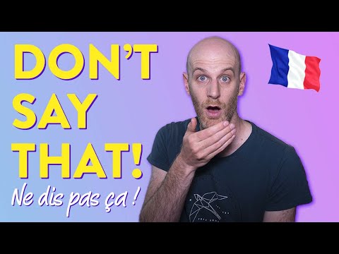 Don't get caught out saying these words in French!