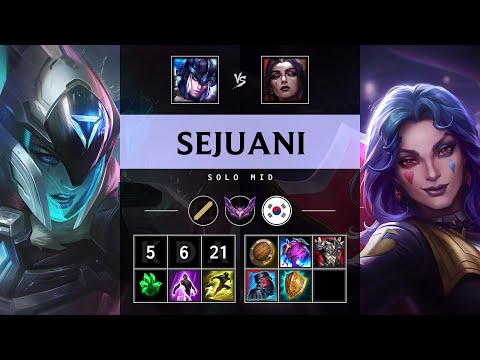 Sejuani Mid vs LeBlanc - KR Master Patch 25.21
