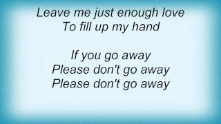 Marc Almond - If You Go Away Lyrics