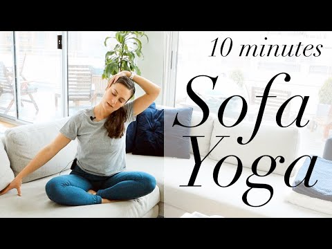 Sofa Yoga | 10 min | Yoga with Maria